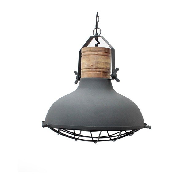 Siva viseča svetilka LABEL51 Mreža, ⌀ 52 cm-image-2