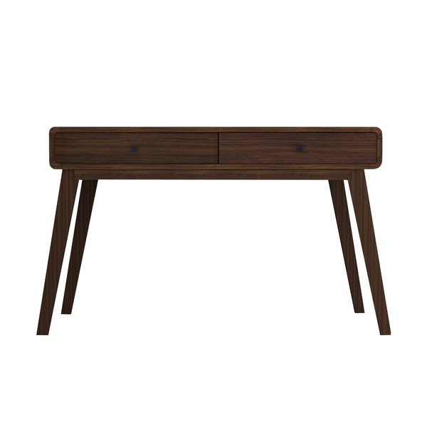 Pisalna miza v orehovem dekorju 50x120 cm Cassie – Støraa