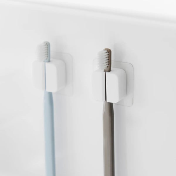 Bela silikonska večnameska držala v kompletu 2 ks Film Hook – YAMAZAKI-image-2