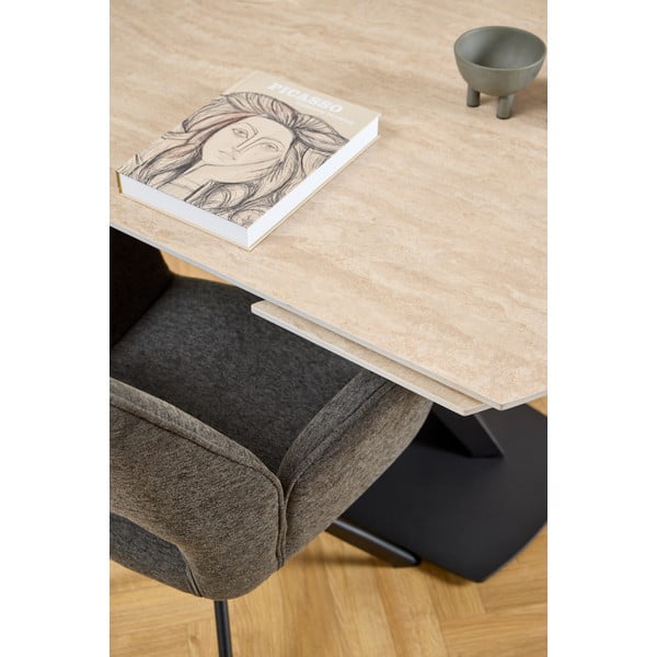 Temno siv jedilni stol z nasloni za roke Graham – Actona-image-2