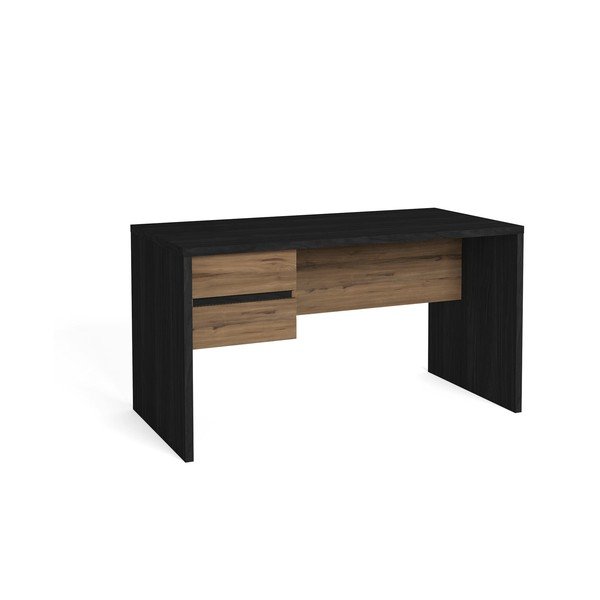Pisalna miza v orehovem dekorju 68x136 cm Tom – Marckeric-image-1