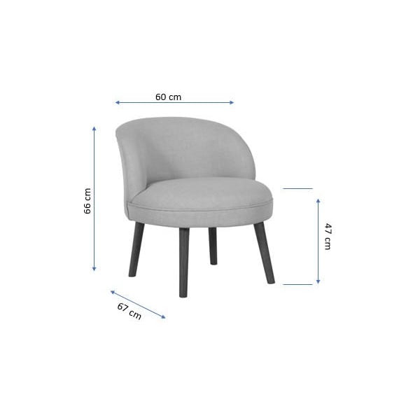 Bež fotelj Nice – Artie-image-4