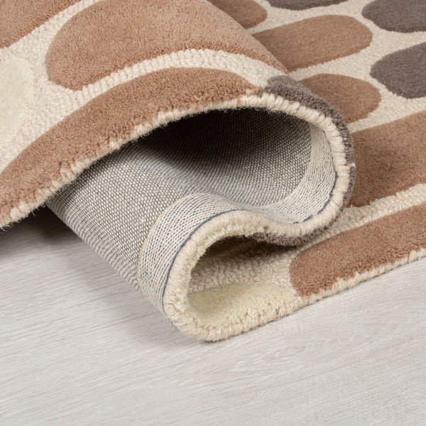 Rjavo-bež volnena preproga Flair Rugs Fossil, 200 x 290 cm-image-1