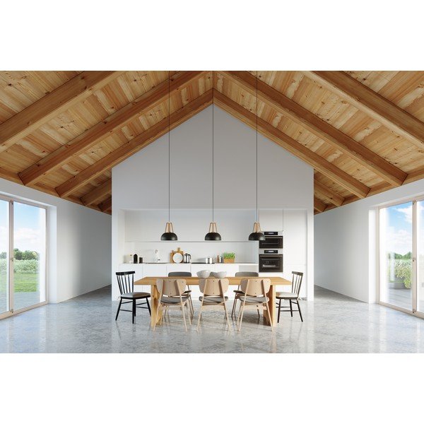 Črno-bež viseča svetilka Sollux Olla-image-4