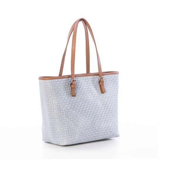Usnjena torbica Suede White-image-4