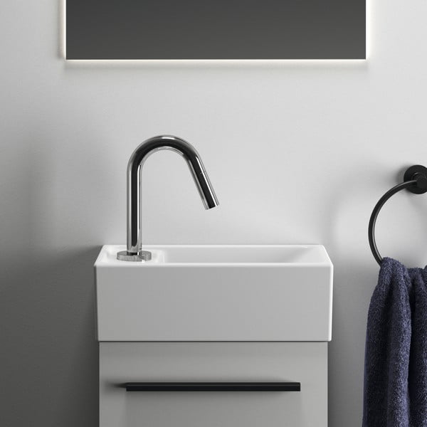 Bel keramičen umivalnik za WC 37x21 cm i.Life S – Ideal Standard-image-1