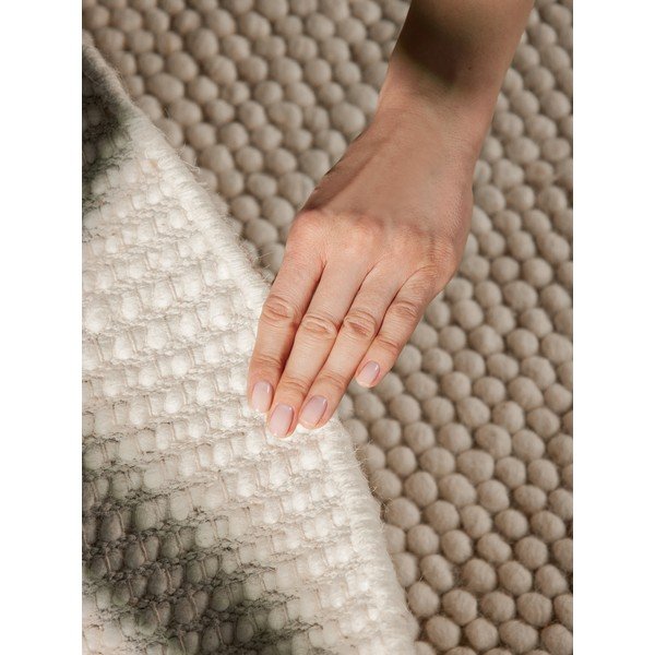 Bež ročno tkana volnena okrogla preproga ø 200 cm Richmond Diana – Ted Baker-image-4