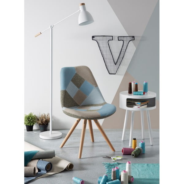 Bela dodatna mizica s s prostorom za shranjevanje Kave Home Bruk-image-2