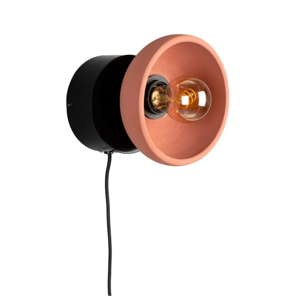 Rožnato-oranžna/črna stenska svetilka Zahra – Dutchbone