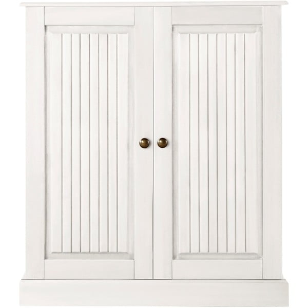 Bela omarica iz masivnega bora 100x34 cm Mille – Støraa