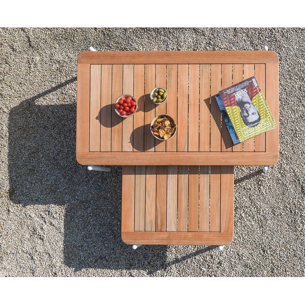 Vrtna mizica iz masivnega tika 75x120 cm Omer – Diphano-image-2
