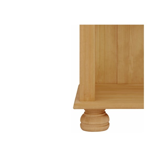 Regal iz masivnega bora v naravni barvi 77x116 cm Ella – Støraa-image-4