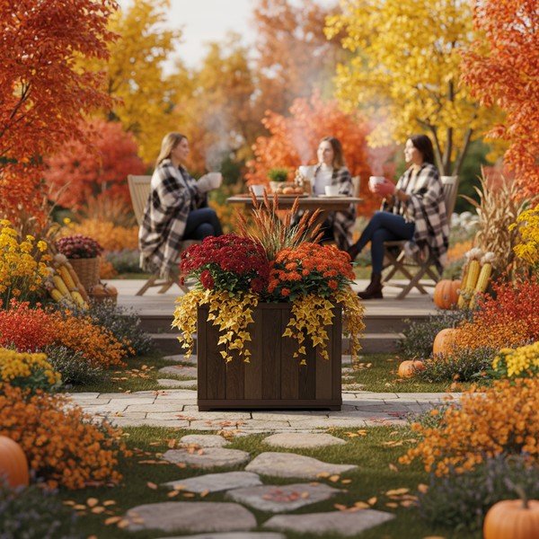 Plastičen cvetlični lonec Deco – Keter-image-3