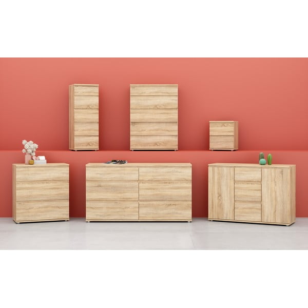 Nočna omarica v hrastovem dekorju Tvilum Nova-image-1