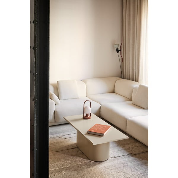 Kremno bela mizica 50x111 cm Totem – Teulat-image-1