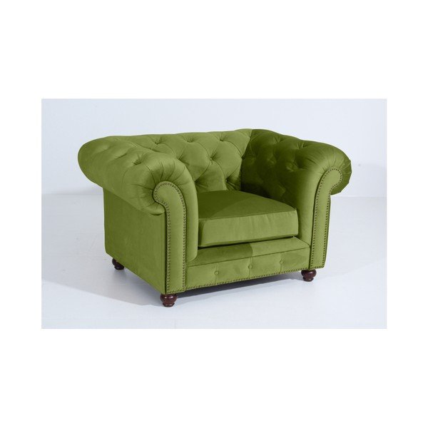 Zelen fotelj Max Winzer Orleans Velvet-image-4