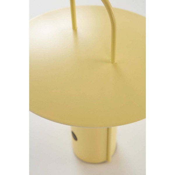 Rumena kovinska LED zatemnitvena namizna svetilka (višina 24 cm) Venna – Jotex-image-2