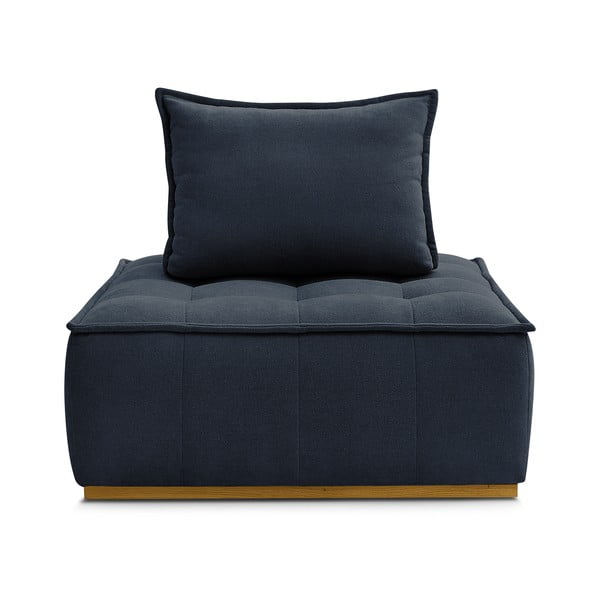 Temno moder fotelj iz šenilje Elisa – Bobochic Paris-image-3