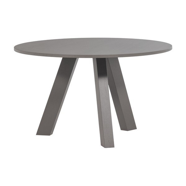 Okrogla jedilna miza iz masivnega hrasta ø 129 cm Rhonda – WOOOD-image-2