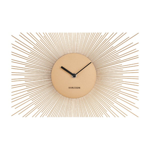 Stenska ura v zlati barvi Karlsson Peony Large, ø 60 cm-image-3