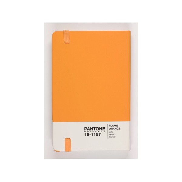 Beležnica Rubber Flame Orange 18-3949-image-1