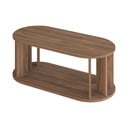 Klubska mizica s ploščo v dekorju oreha 110x50 cm Nora - TemaHome