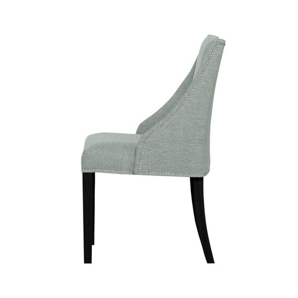 Mint zelen stol s črnimi bukovimi nogami Ted Lapidus Maison Patchouli-image-1
