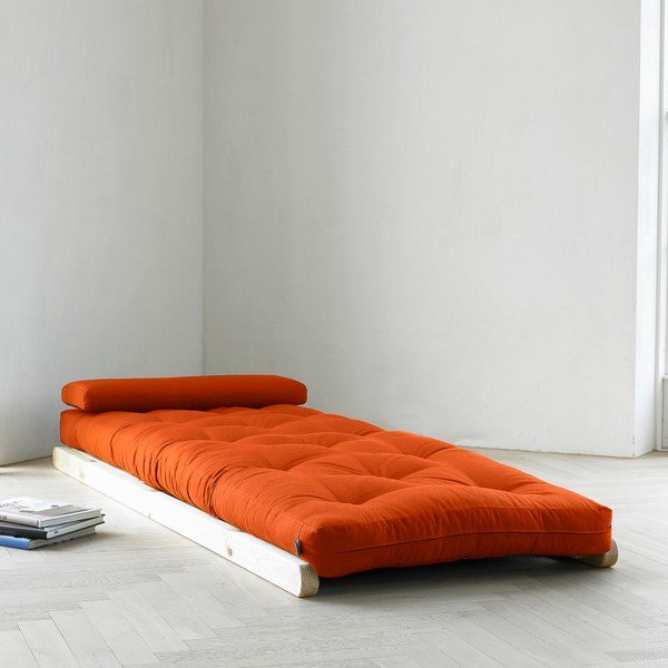 Ležalnik Karup Figo, surov/oranžen, 70 cm-image-2