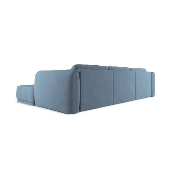 Svetlo modra kotna sedežna garnitura (desni kot) Hoku – Makamii-image-3