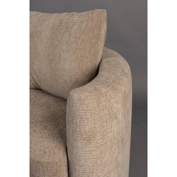 Rjava sedežna garnitura 228 cm Fernon – Dutchbone-image-3