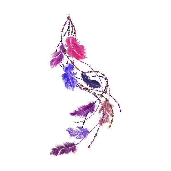 Ambiance Boho Feathers nalepka-image-3