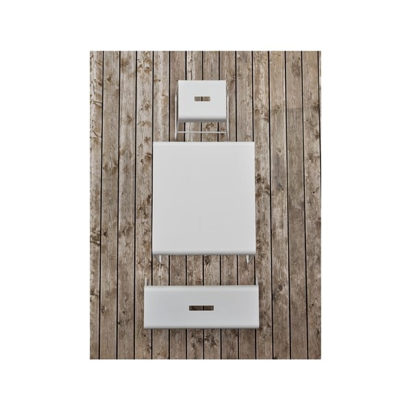 Bela kovinska jedilna miza 58x75 cm A-Café – Zone-image-3