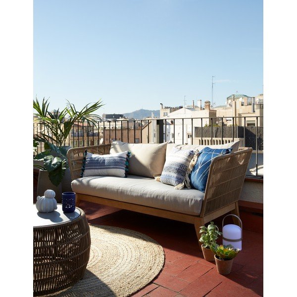 Bež trosed Kave Home Bellano-image-1