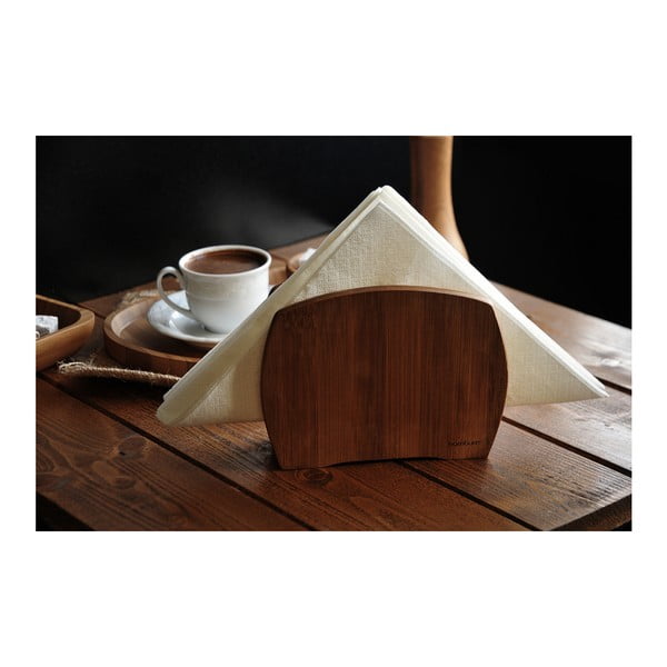 Bambusovo držalo za papirnatne serviete Bambum Lola-image-1