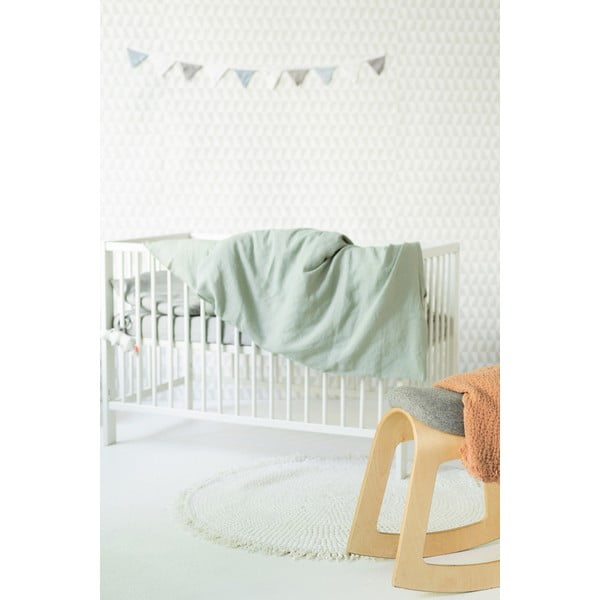 Zelena otroška lanena posteljnina Linen Tales Nature, 70 x 100 cm-image-3