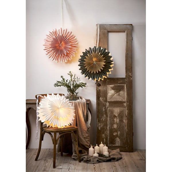 Roza božična svetlobna dekoracija ø 50 cm Crystal - Star Trading-image-3