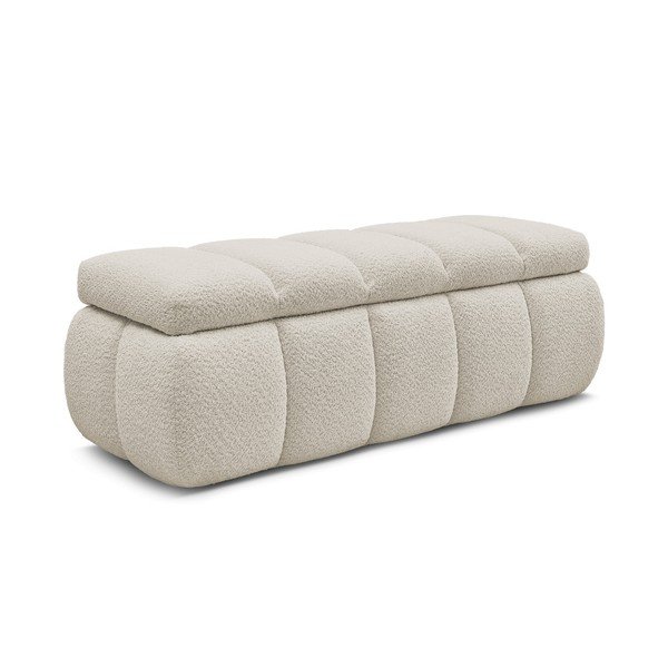 Bež klop iz tkanine bouclé – Bobochic Paris-image-3