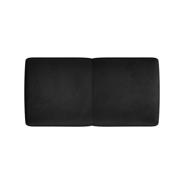Črno žametno naslonjalo za modularni kavč Rome Velvet - Cosmopolitan Design -image-2