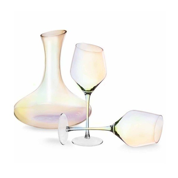 Komplet 2 kozarcev in vrča za vino Orion Exclusive Luster-image-1