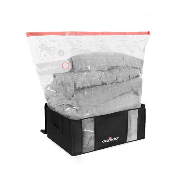 Črna škatla za shranjevanje z vakuumsko vrečo Compactor Black Edition, prostornina 210 l-image-3