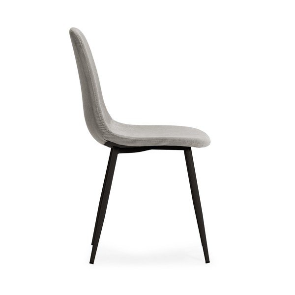 Svetlo sivi oblazinjeni jedilni stoli v kompletu 4 ks Minka – Marckeric-image-3