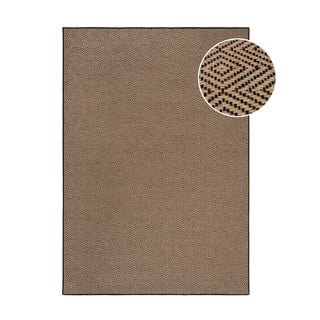 Preproga iz jute v črni in naravni barvi 160x230 cm Diamond – Flair Rugs