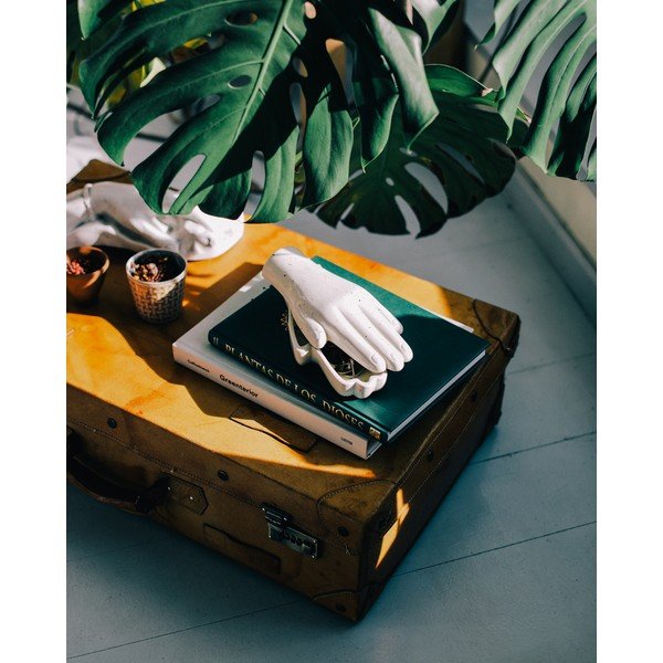 Keramična škatlica za nakit DOIY Hand, 23 x 11 cm-image-1