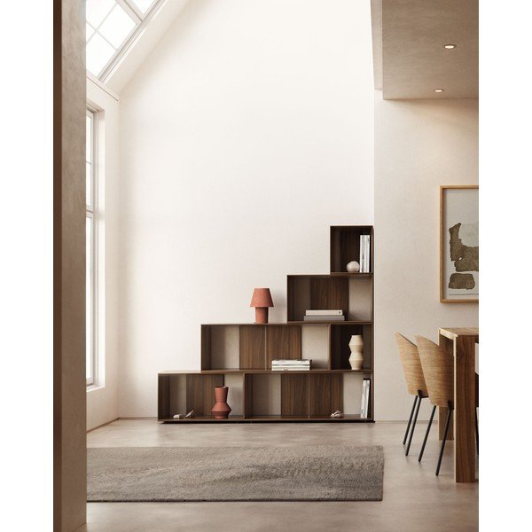 Sistem modularnih polic v orehovem dekorju 6 ks 101x152 cm Litto – Kave Home-image-1