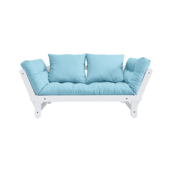 Raztegljiv kavč Karup Design Beat White/Light Blue