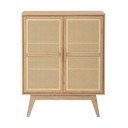 Omarica v hrastovem dekorju v naravni barvi 87x110 cm Bridget – Støraa