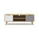 TV omarica iz masivnega bora v naravni barvi 140x53 cm Elfa – Marckeric