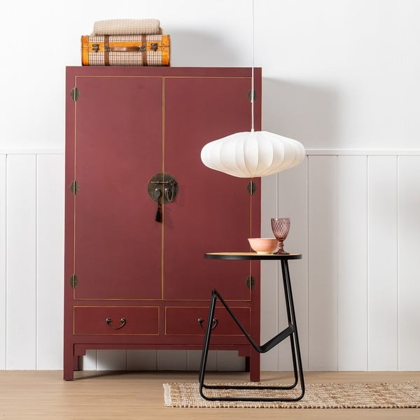 Bordo rdeča garderobna omara 100x160 cm Oriente – Ixia-image-3