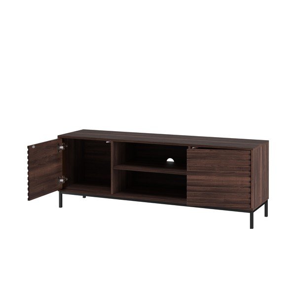 TV omarica iz orehovega dekorja v naravni barvi 140x50 cm Celine - Støraa -image-2