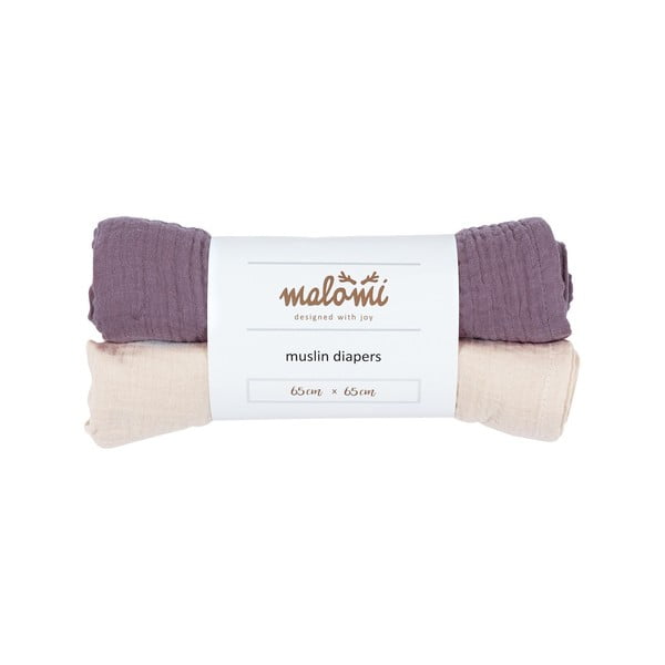 Plenice iz muslina v kompletu 2 ks  Muslin – Malomi Kids